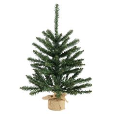 B160424 Holiday/Christmas/Christmas Trees Faux Christmas Trees, Burlap Christmas Tree, Pine Christmas Tree, Tabletop Christmas Tree, Faux Tree, Artificial Tree, Artificial Christmas Tree, The Holiday Aisle, Holidays Halloween