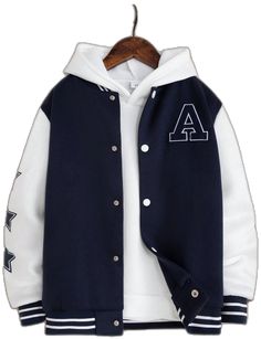 Boy Letter, Boys Jacket, Varsity Jacket, Trim, Free Shipping