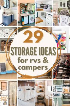 the top 20 storage ideas for rvs and campers