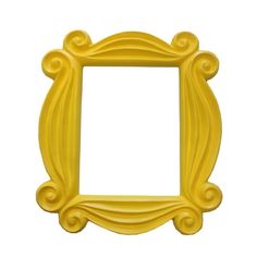 an ornate gold frame on a white background