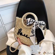 Bird in Bag - Popular straw bag new fashion women's bags beach woven paper rope bag new polka dot handbag Rope Bag, Street Trends, Woven Paper, Bird In Bag, Louis Vuitton Twist Bag, Women's Bags, Straw Bag, New Fashion, Polka Dot