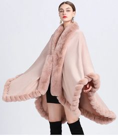 Oversize Poncho Thick Warm Loose Knit Cardigan ShawlLength:80,Bust:120cm Baggy Coat, Oversized Knitted Cardigan, Loose Knit Cardigan, Floral Two Piece, Shawl Cardigan, Rex Rabbit, Long Style, Women Hoodies Sweatshirts, Knitted Cardigan