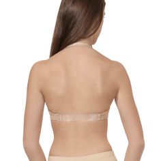 Tactel® Microfiber bra with removable padded cups, wide matte clear back band and antimicrobial properties. Includes matching and clear shoulder straps. Clear Strap Bra, Dance Bras, Dance Gear, Strap Bra, Invisible Bra, Clear Back, Balcony Bra, Bra Straps, Wide Bands