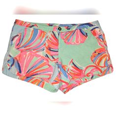 Made In Sri Lanka, 100% Cotton Pink Summer Shorts For Poolside, Pink Shorts For Poolside, Trendy Cotton Shorts For Poolside, Pink Poolside Shorts For Spring, Multicolor Cotton Bottoms For Poolside, Multicolor Spring Shorts For Poolside, Spring Multicolor Shorts For Poolside, Pink Cotton Beachwear Shorts, Green Cotton Shorts For Poolside