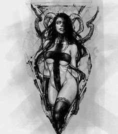 Dm Tattoo, Scary Drawings, X Tattoo, Scary Tattoos, Creepy Tattoos, Gothic Tattoo, Dark Art Tattoo, Horror Tattoo, Sketch Artist