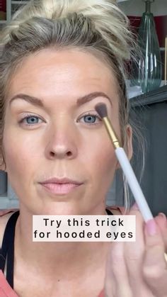 Eyeshadow Ideas, Face Makeup Tips, Hooded Eye Makeup