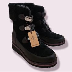 Brand New! Snow Winter, Cole Haan Shoes, Winter Rain, Purple Black, Cole Haan, Winter Boots, Purple And Black, Rain Boots, Size 6