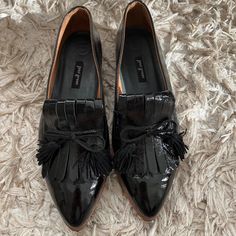 Never Worn Black Patent Loafers, Paul Green Shoes, Patent Loafers, Paul Green, Green Shoes, Flat Shoes Women, Loafer Flats, Loafers, Size 6