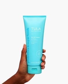 A cult favorite & #1 best-selling cleanser in the prestige market*, this refreshing gel-based face cleanser removes dirt, impurities & makeup without stripping or over-drying. Prebiotics, probiotic extracts & turmeric leave skin purified, clarified & balanced. Get ready for a good skin day, every day.*Source: The NPD Group, Inc. / U.S. Prestige Beauty Total Department, Classification, Dollar Sales, 12 months ending March 2022 Perfect Skin Routine, Probiotic Skin Care, Tula Skincare, Skin Quiz, Skin Cleanse, Acne Blemishes, Effective Skin Care Products, Skin Radiance, Skin Routine