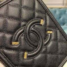 SHOP MORE LUXURY PRODUCTS HERE Description Chanel CC Filigree Vertical Vanity Case Bag Black For Women, Women’s Handbags, Shoulder And Crossbody Bags 6.7in/17cm Measurements: 13 x 7 x 17 cm / 5.1 x 2.7 x 6.7 inches (Length x Width x Height) BlackGold-toned hardwareAdjustable chain shoulder strapBeautifully structured flap-over designZipped pocket Includes box, dust bag.This product is of the premium quality. Vanity Case Bag, Dior Shirt, Gucci Shirt, Louis Vuitton Shirt, Chanel Shirt, Vanity Case, Luxury Products, Chanel Handbags, Fashion Handbags