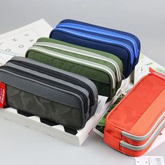 Double Zipper Camouflage Canvas Pencil Case Boys Pencil Bag School Stationery Bag Student Pen Case School Supplies Storage Bags Novelty: Yes Material: oxford fabric Use: Schools & Offices Size: 215*95*70mm Type: pencil case School Supply Storage, Canvas Pencil Case, Pencil Case Stationery, Pencil Bag, Bag School, School Stationery, Pencil Bags, Pen Case, Storage Bags