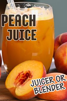 A glass with homemade peach juice Peach Nectar, Summer Eats, Peach Juice, Weight Watchers Desserts, Summer Eating