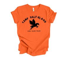 "Camp Half Blood Shirt,  Camping Shirt, Halloween Costume, Camp Jupiter, Travel T-shirt, Camp Squad shirt, Camper Shirt, Percy Jackson Shirt * High quality and super soft, comfortable shirt. Made with top-of-the-line vinyl and pressed with a professional grade heat press. * Please check all color and size charts before place the order. Since all shirts are custom made based on your selection, I don't accept return or exchange unless there is an issue with your order. *We're working with differen Pre-shrunk Short Sleeve Shirt For Camping, Pre-shrunk Short Sleeve Camp Shirt For Hiking, Camping Costume, Camp Half Blood Shirt, Blood Shirt, Camp Jupiter, Camp Shirts, Camper Shirt, Squad Shirt