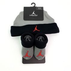 Nike Air Jordan Newborn Baby Boys 0-6 M Gray Black Red Hat Beanie Socks Booties 2 Piece Set Buy from a seller you can trust! 100% GENUINE SELLER – USA SELLER Fast Payment = Fast Shipping ITEM(S) EXACTLY AS SHOWN IN THE PICTURES. PLEASE SEE ALL PICTURES FOR FULL ITEM CONDITION AND DETAILS. If the item is used, any and all flaws will be shown in the detailed pictures. SEE OUR FEEDBACK! Buy with confidence! USA SELLERS. FAST SHIPPING! Check out MY FEEDBACK! ? FAST & PROFESSIONAL SHIPPING! Questions: Please feel free to reach out and ask any questions you may have. Socks Booties, Newborn Baby Boys, Gray Hat, Sock Booties, Grey Hat, Boy Stuff, Hat Beanie, Red Hat, Detailed Pictures