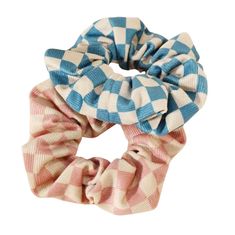 PRICES MAY VARY. Size: 3.9 inch wide elastic fabric hair scrunchies with checkered plaid design. Large size scrunchies perfect for thick hair or creating a statement look. One size fits most, making it suitable for all sizes and hair types: fine, medium, and thick. Material: Soft and luxurious velvet material and easy to wear, suitable for long-term wear, making it a comfortable wearing experience, and will not cause any damage to your hair. Design: Two designs included: black/beige checkered pl Hair Accessories Pink, Accessories Pink, Elastic Hair Ties, Hair Scrunchies, Hair Design, Elastic Fabric, Velvet Material, Plaid Design, Girls Hair