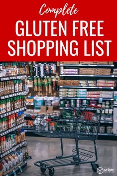 Gluten Free Logo, Gluten Free Shopping List, Tarte Vegan, Gluten Free Shopping, Going Gluten Free, Gluten Free Living