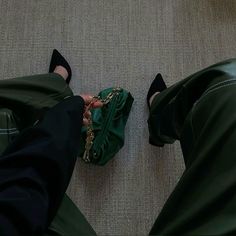 Green Leather Pants, Arab Vibes, Green Branding, Chestnut Hair, Chestnut Hair Color, Green Business