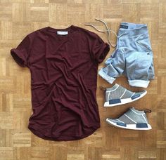 Shirt Outfit Men, T Shirt Outfit, Mens Casual Dress, Men Fashion Casual Outfits, Tomboy Fashion