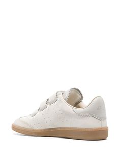 ISABEL MARANT Beth low-top Leather Sneakers - Farfetch Beige Closed Toe Leather Sneakers, Cream Low-top Sneakers With Leather Sole, Beige Leather Sole Sneakers With Closed Toe, Beige Suede Sneakers With Perforations, Beige Closed Toe Sneakers With Leather Sole, Beige Sneakers With Leather Sole, Cream Suede Sneakers With Perforated Toe Box, Cream Suede Sneakers With Leather Sole, Beige Suede Closed Toe Sneakers