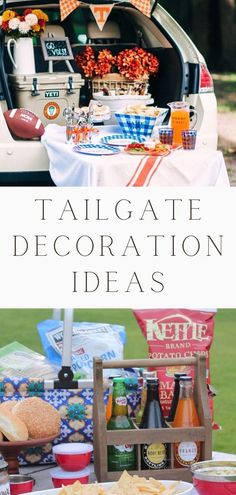 tailgate decorating ideas for the tailgating party