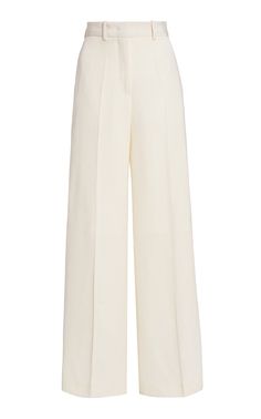 Find JIL SANDER Pleated Silk-blend Wide-leg Pants De 32 on Editorialist. Jil Sander is the epitome of modernity and sophistication. Its unconditional dedication to design combines elegance and purity with innovative materials and exceptional quality. The refinement of cuts; the play on contrasts; and the perfection of details give form to an approach to fashion defined by deliberation; rigor; and artistry.Made from a silk-blend; these pants have a high-waisted; wide-leg silhouette detailed with always flattering pleats. Style yours with a cropped blouse and knit cardigan. Dressy Hats, Innovative Materials, Cropped Blouse, Fashion Design Clothes, Crop Blouse, Colourful Outfits, Jil Sander, Minimal Fashion, Moda Operandi