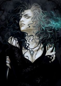 Bellatrix Lestrange. Art Harry Potter, Desenhos Harry Potter, Bellatrix Lestrange, Potter Art, Harry Potter Fan Art