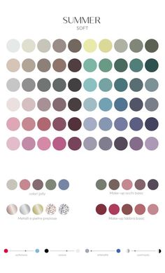 Soft Summer Color Palette Brown, Calm Summer Color Palette Outfits, Summer Mute Color Palettes Outfit, Cool Soft Summer Color Palette, Soft Summer Color Palette Jewelry, Palette Summer Soft, Light Summer Pallette Outfits, Mute Summer Pallete, Mute Summer Colour Pallete