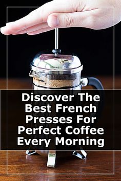 Discover the best French presses for perfect coffee every morning! Elevate your brewing experience with our top picks that combine style and functionality. Whether you're a coffee connoisseur or just starting your journey, these French presses will help you achieve rich, flavorful coffee with ease. Explore various designs and features to find the ideal French press that suits your taste and lifestyle. Start your day with the perfect cup! French Press Coffee Recipe, French Press Coffee, Coffee Recipe, Fitness Tools, Great Coffee, Healthy Fitness