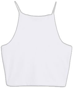 White Stretch Cami Halter Top, White Stretch Racerback Crop Top, White Stretch Halter Cami Top, White Racerback Camisole For Summer, White Cotton Racerback Crop Top, White Stretch Crop Top Tank, White Seamless Sleeveless Crop Top, White Racerback Crop Top, White Stretch Tank Crop Top