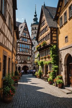 Uncover Hidden Gems in Germany That Most Tourists Miss! Germany Village Small Towns, Spring Town Aesthetic, German Village Aesthetic, Germany Places To Visit, Germany Culture Aesthetic, Germany Beautiful Places, Germany Scenery, Germany Travel Aesthetic, European City Aesthetic