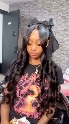 Quick Weaves, Braided Hairstyles For Black Women Cornrows, Sleek Ponytail Hairstyles, Birthday Hairstyles, Quick Weave Hairstyles, Cute Braided Hairstyles, Braided Hairstyles For Teens, Quick Braided Hairstyles, Bow Hairstyle