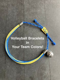 volleyball bracelets in your team colors