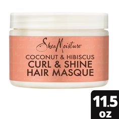 Shea Moisture Curl & Shine hydrating hair mask and deep conditioner is blended with moisture-rich Fair Trade & Organic Shea to deeply moisturize, soften and smooth dry hair cuticle. A fan-favorite for decades, Shea Moisture's Curl & Shine natural hair mask combines its much-loved Shea Butter with ingredients like Coconut Oil, Silk Protein and Neem Oil to offer intense shine and definition to dry, brittle natural hair. Our curly hair products found in our Coconut & Hibiscus collection offers this Shea Butter Hair Mask, Overnight Hair Mask, Deep Hair Conditioner, Coconut Hibiscus, Enhance Natural Curls, Deep Conditioning Hair Mask, Shea Butter Hair, Hair Cuticle, Best Hair Mask