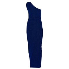 For an elegant formal dress that will be sure to wow, look no further than the Valedictory Dress in Sapphire. Offering a figure-flattering silhouette made from a luxurious stretch lurex fabric, the dress boasts a feminine and sophisticated style that exudes timeless glamour. This style features subtle waist gathering that adds drape and flatters the tummy. Ideal for ball events, black tie events, formal events, gala's, or even a school formal.  Luxurious sapphire metallic stretch fabric provides Valedictory Dress, Elegant Formal Dress, School Formal, Formal Dress Code, Black Tie Events, Lurex Fabric, Timeless Glamour, Dresses Formal Elegant, Asymmetric Neckline