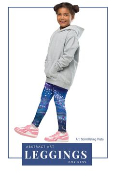 Explore the world of abstract art like never before with our printed leggings for kids! Featuring one-of-a-kind artistic designs that will inspire creativity and imagination. Make a splash at the playground or on the dance floor with these fashionable, high-quality leggings. Don't let your child be left out - let them express themselves through art. Shop Now! Fun Leggings, Leggings For Girls, High Quality Leggings, Kids Leggings, Kids Imagination, Patterned Leggings, Leggings Kids, Floral Leggings, Print Leggings