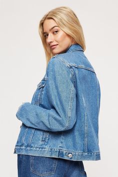 Indigo Casual Denim Jacket Casual Denim Jacket, Wide Fit Shoes, Casual Denim, Denim Outfit, Quick Delivery, Dorothy Perkins, Denim Women, Denim Jacket, Buy Online