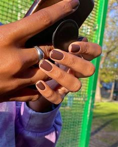 ## Fall Nail Inspiration 🍁 💅 2024: Shades & Trends Taking Over Social Media As summer fades and autumn unfolds its vibrant embrace, our nails join the transformation, embracing a... 2024 Fall Nail Trends, Winter Nail Color, Winter Nail Colors, Office Nails, Natural Nails Manicure, Boho Nails, Finger Art, Squoval Nails, Short Gel Nails