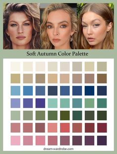 Soft Autumn Color Palette and Wardrobe Guide – Dream Wardrobe Soft Autumn Colors, How To Have Style, Soft Summer Colors