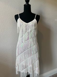 Fringe dress can be used for dancing, or just going out. (used) Fringe Dress, Just Go, Dress Clothes For Women, Going Out, Favorite Outfit, Art Collection, Dress Outfits, Bathing Beauties, Womens Dresses