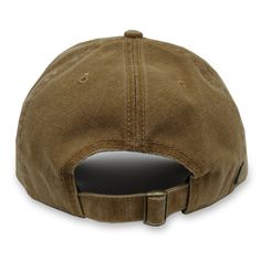 Elevate your style with the Marines Semper Fidelis Dashboard Adjustable Hat! The cotton canvas and embossed leather patch give this hat a unique look  One size fits most 100% Cotton Canvas Embossed leather patch Unstructured crown, fully curved visor and back strap closure with metal slide Classic Brown Baseball Cap, Classic Brown Six-panel Baseball Cap, Canvas Hats With Flat Brim For Outdoor, Casual Brown Leather Hat, Classic Brown Baseball Cap With Curved Brim, Casual Solid Color Canvas Hats, Casual Leather Cap, Classic Brown Baseball Cap For Outdoor, Vintage Canvas Baseball Cap