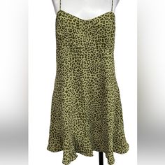 Zara Green Cheetah Print Dress Spaghetti Straps Side Zipper New With Tags Color Green / Like First Picture Size Xs Leopard Print Summer Vacation Dresses, Summer Vacation Leopard Print Dresses, Summer Mini Dress In Leopard Print, Casual Leopard Print Summer Dress, Fitted Leopard Print Mini Dress For Vacation, Leopard Print Mini Beach Dress, Sleeveless Leopard Print Summer Dresses, Zara Leopard Print Mini Dress For Spring, Summer Leopard Print Mini Dress For Brunch