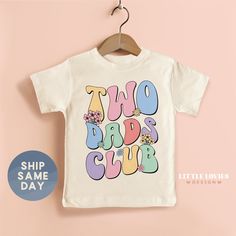 Highest Quality 🌟 Our onesies and toddler tees are printed using kid-safe ink on Gerber, Bella Canvas, and Gilden brands to keep your baby feeling cozy and allergy-free.  Love It Guarantee😍 We've crafted our refunds and exchanges policy with your satisfaction in mind, and we guarantee that your experience with us will be easy and worry-free. If you don't love it, we've got you covered for up to 15 days! Shipping and Production 📦 -- Orders are made the same day -- Ships the next day!  -- USPS Playful Graphic Print T-shirt For Daycare, Playful Graphic Print Tops For Father's Day, Cotton T-shirt With Custom Print For Playtime, Graphic Print T-shirt For Playtime, Playful Letter Print Tops For Father's Day, Multicolor Letter Print T-shirt For Father's Day, Father's Day Multicolor Letter Print T-shirt, Father's Day Multicolor T-shirt With Letter Print, Playful Graphic Print T-shirt