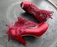 Burgundy Lace Wedding Boots to compliment your ındian wedding style! Embellished burgundy lace creates a beautiful contrast with your wedding dress... #laceshoes #weddingshoes #bridalshoes #burgundyshoes Formal Lace Open Toe Wedding Shoes, Lace Wedding Shoes For Evening, Evening Wedding Shoes With Lace And Closed Toe, Elegant Evening Wedding Shoes Lace-up, Lace High Heel Wedding Shoes For Evening, High Heel Lace Wedding Shoes For Party, Elegant Lace-up Wedding Shoes For Evening, Lace Closed Toe Wedding Shoes For Evening, Elegant Lace-up Evening Wedding Shoes