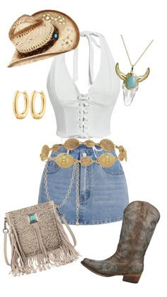 Cowgirl Outfits Amazon, Amazon Western Outfits, Country Night Out Outfit, Outfits To Go Shopping, Western Summer Outfits Women, Country Outfits Women Concert, Trendy Cowgirl Outfits, Country Dresses With Cowboy Boots, Nashville Bar Outfit