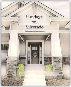 a white house with the words sunday's on silverrado