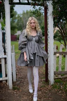 The Earl Grey Party Ever After Dress – Selkie Mini Puff Dress, Ever After Dress, Elegant Sleeves, Water Pail, Silk Dressing Gown, Corset Skirt, Puff Dress, Earl Gray, Earl Grey