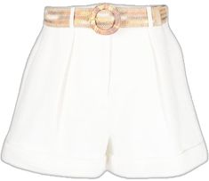 Chic High-waisted Shorts With Belt, Chic Summer Shorts With Belt Detail, Summer Shorts With Belt Detail, Belt Detail Shorts For Summer, Chic Belted Shorts For Summer, Chic Short Bottoms With Belt, Chic Shorts With Belt Detail For Spring, Chic Short Bottoms With Belt Detail, Chic Belted Short Bottoms