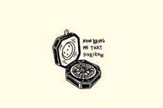 a drawing of a record player with the words now bring me that horizon