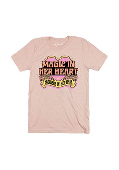 Magic in her heart, flowers in her hair. Get a little dazed in this magical pink & peach bold tee with colorful, retro graphics.Feel soft in this pretty 60s inspired graphic tee in Heather Prism Peach. Making this the perfect boyfriend fit tee. Made from 99% Airlume combed and ring-spun cotton, 1% polyester.Model wears size Medium. This is a unisex tee, not fitted. Check the size chart for your perfect fit! 3XL & 4XL are Made to Order. 70s Tshirt, Poster Layouts, The Perfect Boyfriend, Tee Outfits, Yacht Rock, Tshirt Graphics, 80s Tees, Women Street Style, Get A Boyfriend