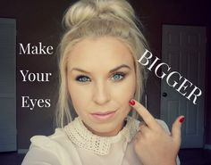 Make Eyes Bigger, Eyes Bigger, Eyes Look Bigger, Smink Inspiration, Makijaż Smokey Eye, Penteado Cabelo Curto, Eye Makeup Tips, Body Makeup, Makati